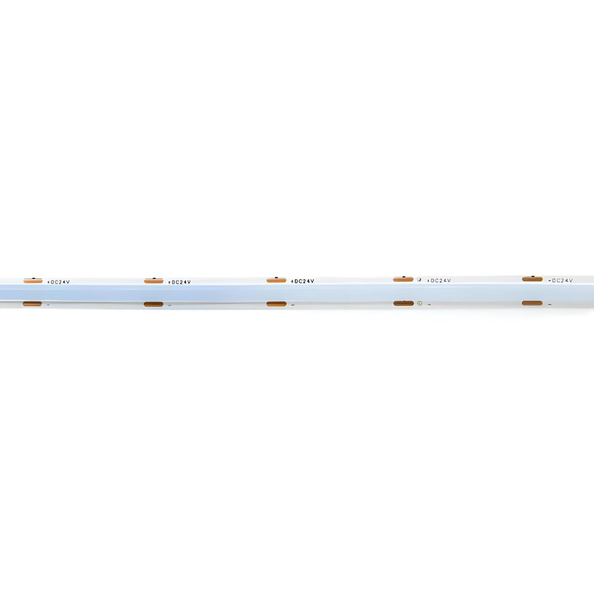 Fita LED COB SCOB 24V - vista de perfil fita desligada