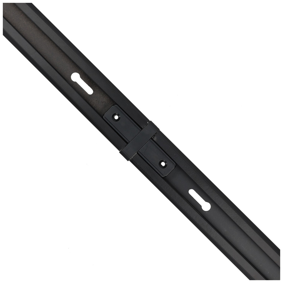 União Reta para Calha de Carril LED Conector em Linha Preto ou Branco
