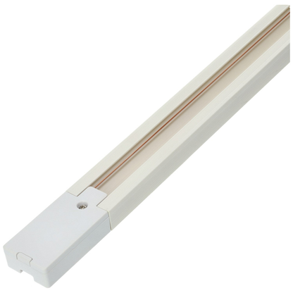 Calha Carril LED PVC Monofásico 1 ou 2 Metros Preto ou Branco IP20
