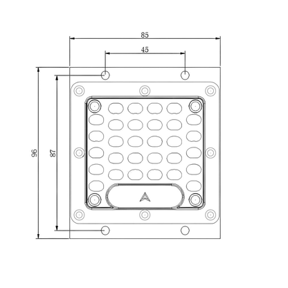 Módulo LED 30W para Iluminação Pública | Bridgelux SMD3030 | 3900lm | 3000K 4000K 6000K | 50.000h - Dimensões