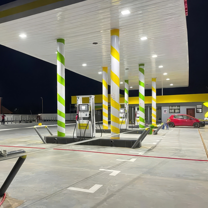 Projetor LED ATEX 100W 120º IP66 Superfície ou Embutir Postos de Combustível Lumileds 16000lm 5700K