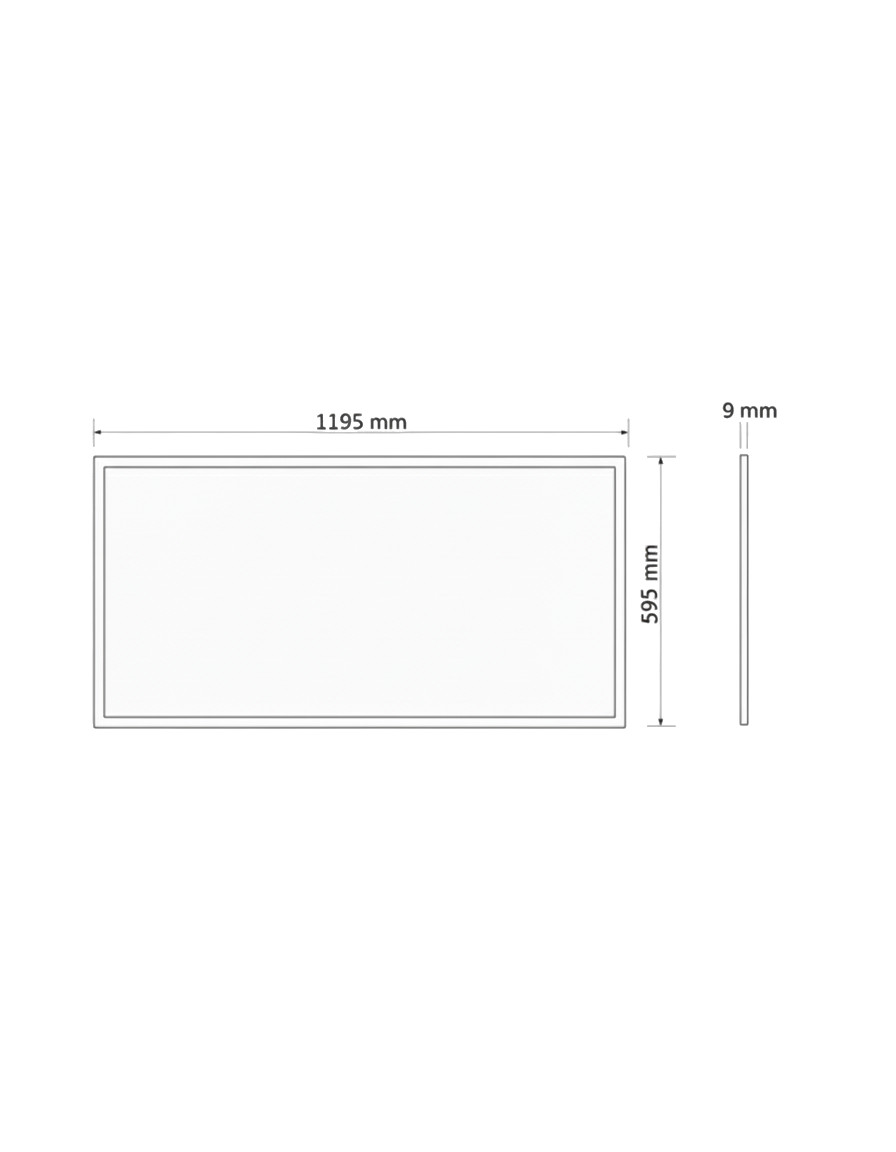 Painel LED 60x120 72W 7200lm Branco Frio 6000K Neutro 4500K Moldura Branca IP20