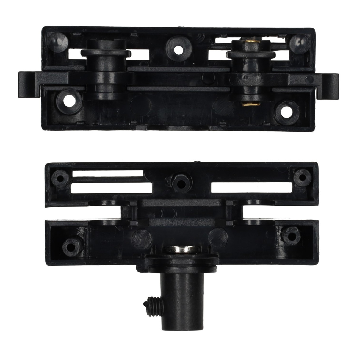 Adaptador de Carril Monofásico para Candeeiros Suspensos Branco ou Preto IP20
