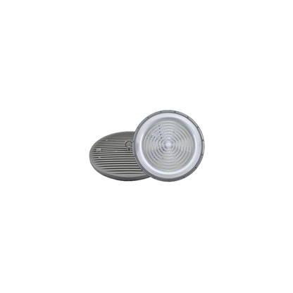 Campânula LED UFO 100W SLIM — vista lateral mostrando design compacto de 67mm