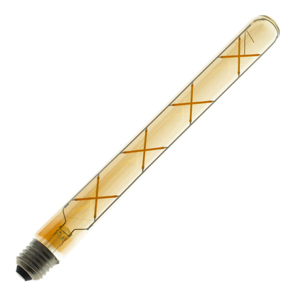 Lâmpada LED Filamento Tubular T30 E27 4W 360lm Branco Quente 2700K 360°