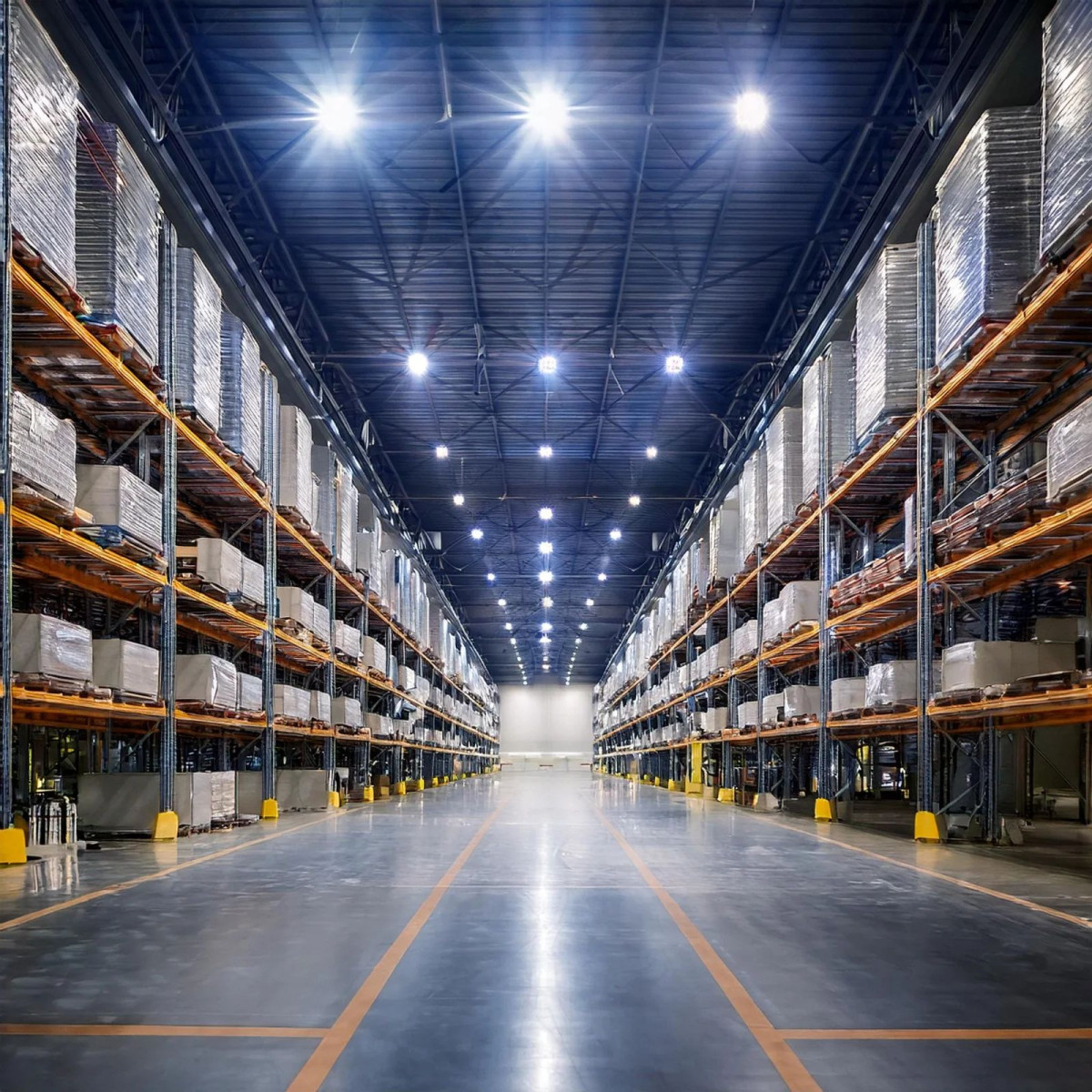 Campânula UFO LED CCT Multi-potência 60-150W | Driver Lifud | IP65 | Industrial armazém