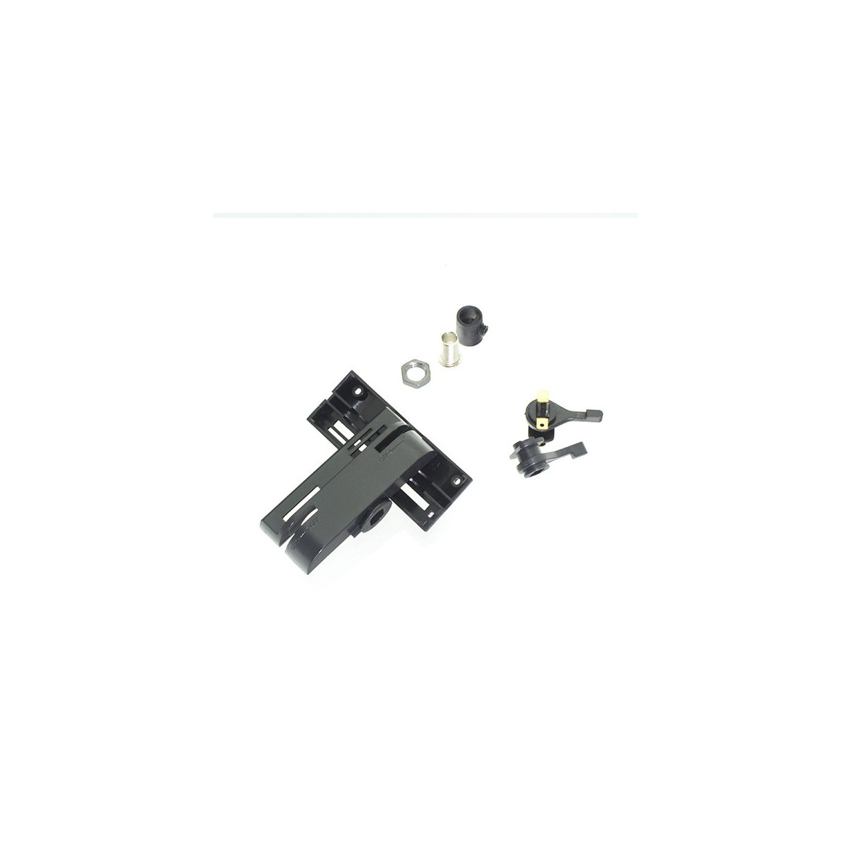 Adaptador de Carril Monofásico para Candeeiros Suspensos Branco ou Preto IP20
