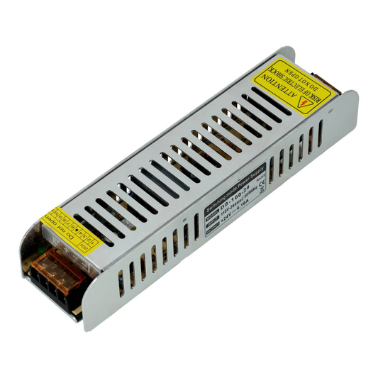 Transformador LED 100W 24V | Fonte de Alimentação para Fitas LED e Luminárias | IP20 | Interior