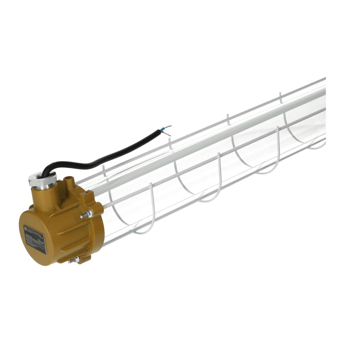 Armadura Estanque ATEX 1 Tubo LED T8 1200mm IP65 Zonas Explosivas Garantia 5 Anos