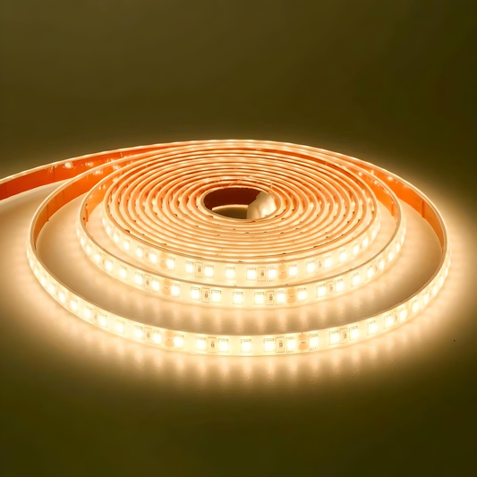 Fita LED 24V SMD IP67 rolo de 20 metros luz quente 3000K