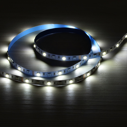 Fita LED RGBW 12V 5m 14.4W/m | SMD5050 60 LEDs/m | IP65 | Exterior | Dimável - branco neutro