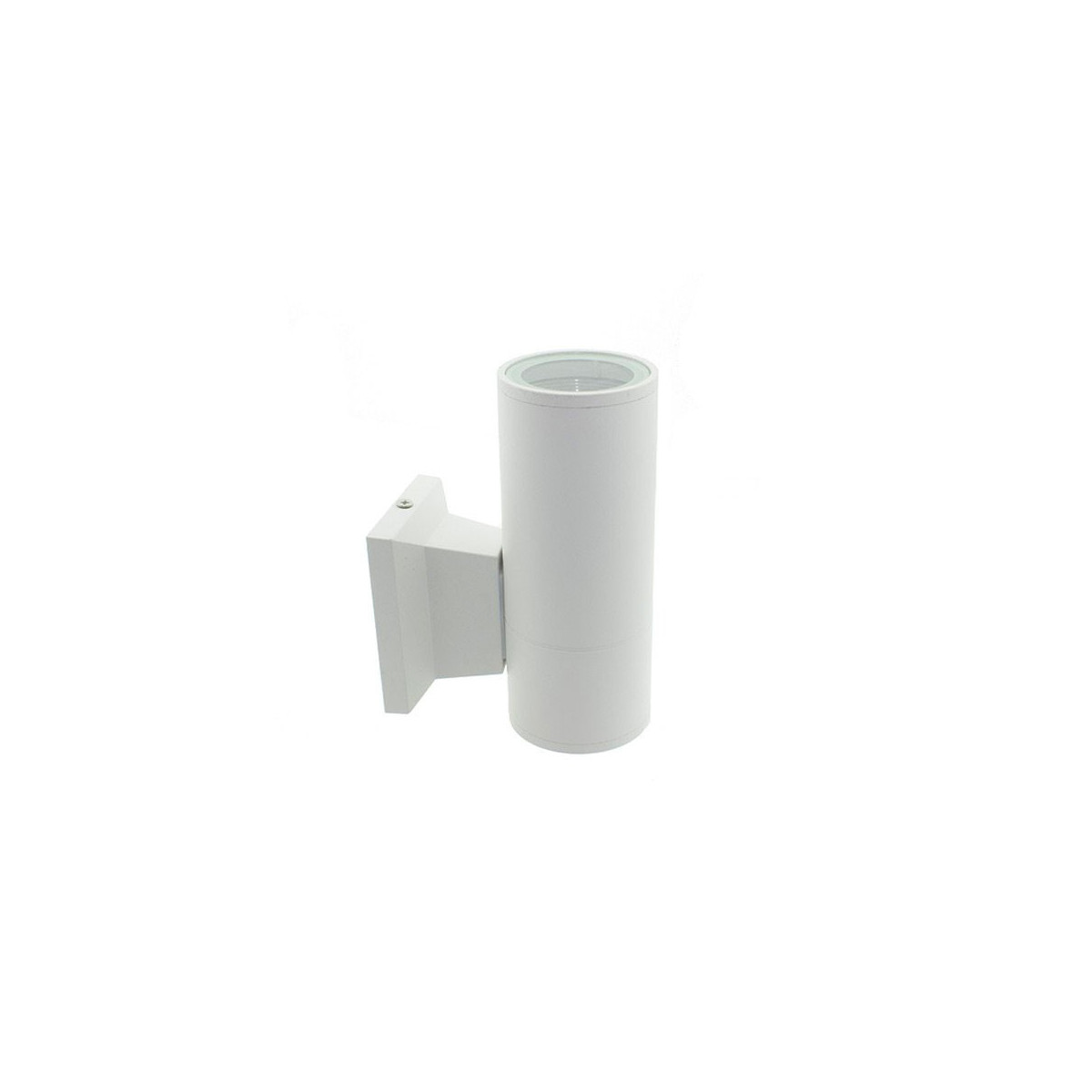 Aplique de Parede Moderno 1xGU10 IP54 Alumínio Branco