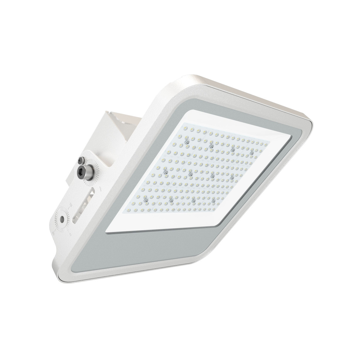 Projetor LED ATEX 100W 120º IP66 Superfície ou Embutir Postos de Combustível Lumileds 16000lm 5700K