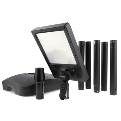 Poste de Iluminação Pública Solar LED 2800lm 2,5M com Coluna Bluetooth