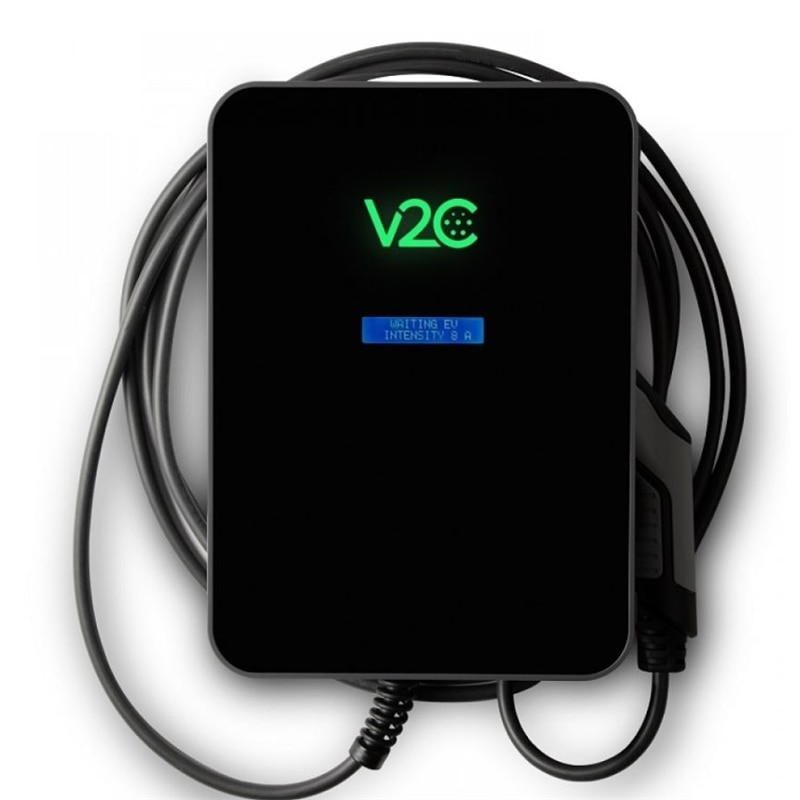 Wallbox V2C Trydan 7,4kW Monofásico WiFi Bluetooth Tipo 2 5m IP54