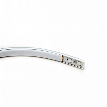 Perfil de Alumínio Flexível para Fita LED 2m | 18x6mm | Difusor Translúcido Incluído | Curvas e Formas Livres