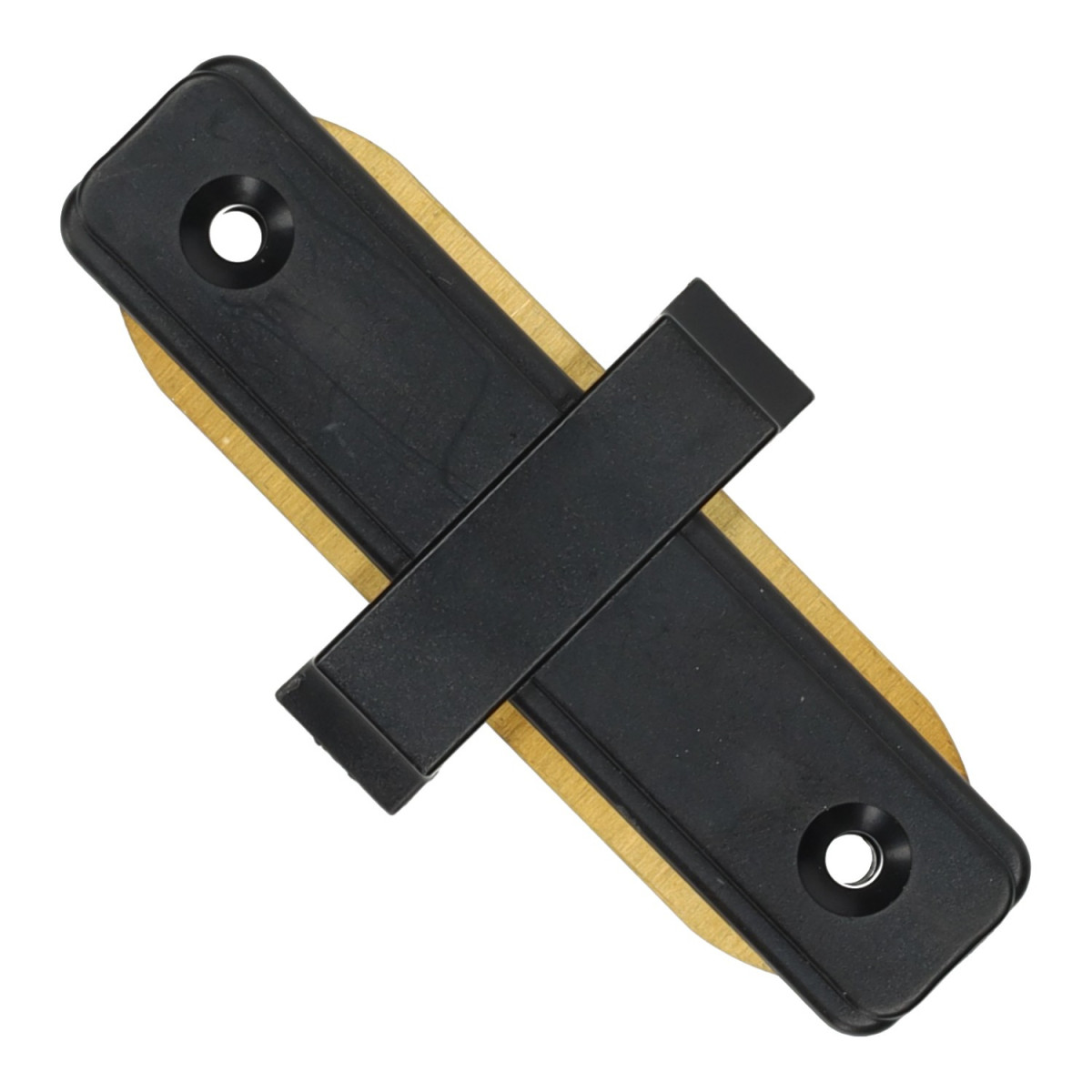 União Reta para Calha de Carril LED Conector em Linha Preto ou Branco