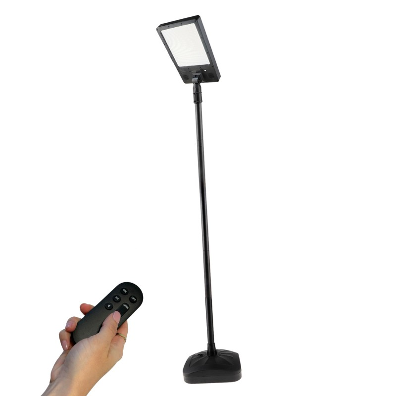 Poste de Iluminação Pública Solar LED 2800lm 2,5M com Coluna Bluetooth | 3CCT | IP65