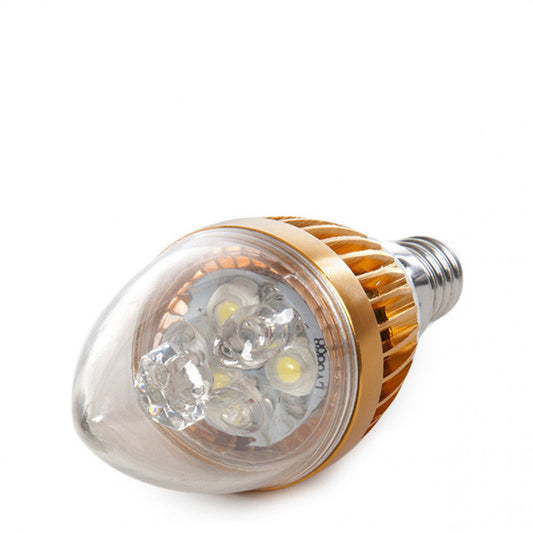 Lâmpada LED E14 3W 240Lm 6000ºK 12VAC/Dc 40.000H [JL-12V-E14-3W-CW]