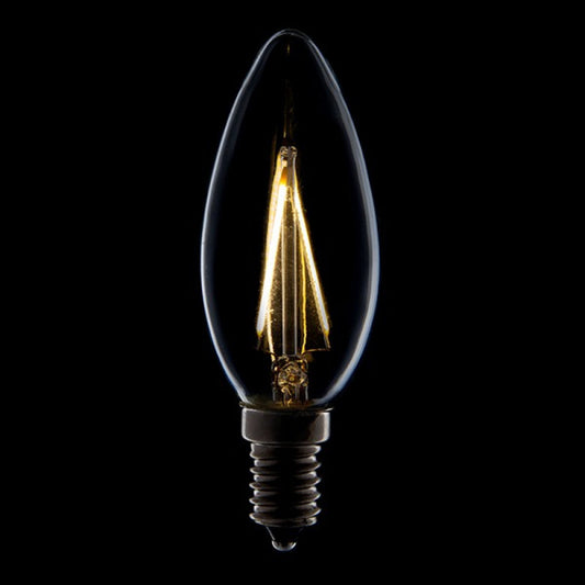 Lâmpada LED E14 2W 144Lm 2000ºK Filamento 40.000H [JTX-J14DHA22-WW]