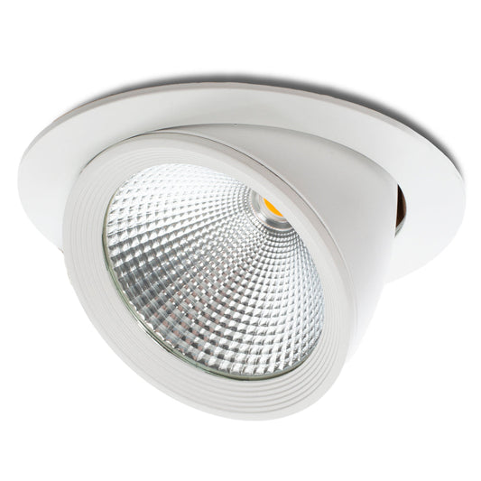 Foco Downlight LED 40W 4000Lm 6000ºK Ajustável UGR17 50.000H [JW-40W-G-CW]