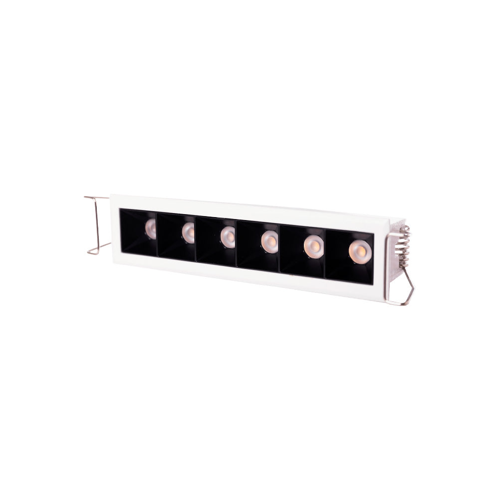 Foco Downlight LED 8W 575Lm 2700ºK Retangular PRO SMD3030 50.000H [JW-8W-M-WW]