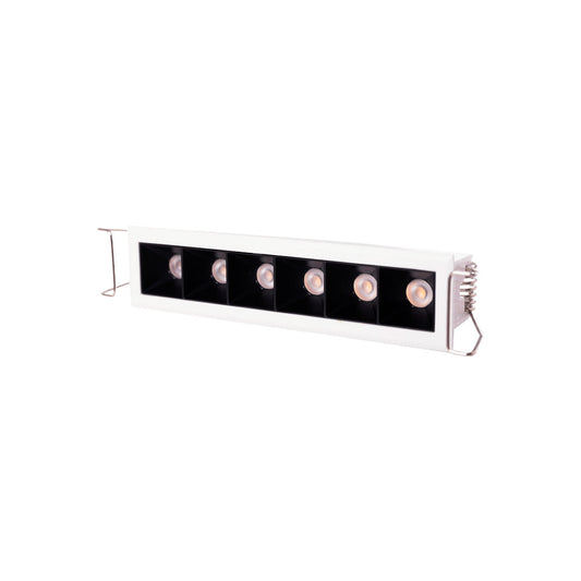 Foco Downlight LED 8W 612Lm 4200ºK Retangular PRO SMD3030 50.000H [JW-8W-MW]