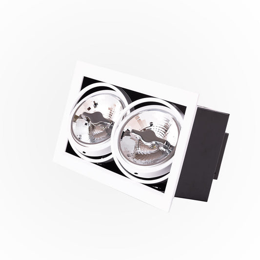 Foco Downlight LED Cardan 24W 2.400Lm 6000ºK CREE RA►90 40.000H [JW-CAR-LED-2x12W-CW]