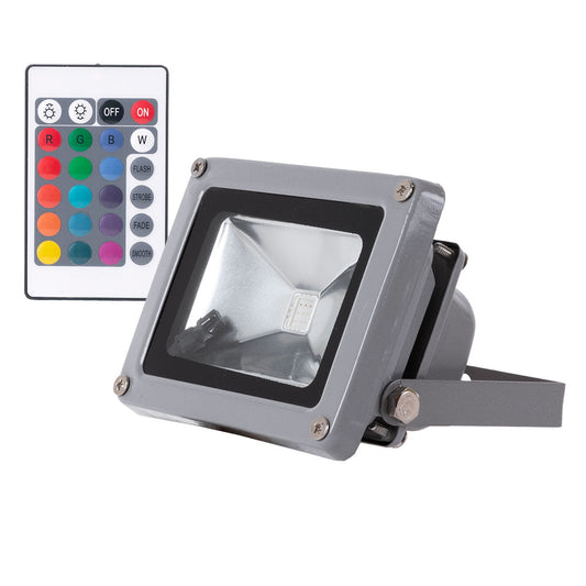 Refletor Projetor LED 10W 800Lm IP65 RGB 40.000H [JWSFL10RGB]