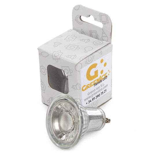 Lâmpada LED GU10 7W 550Lm 6000ºK Caixa Personalizada 40.000H [JY-GU10-G7W-CW-EP07]