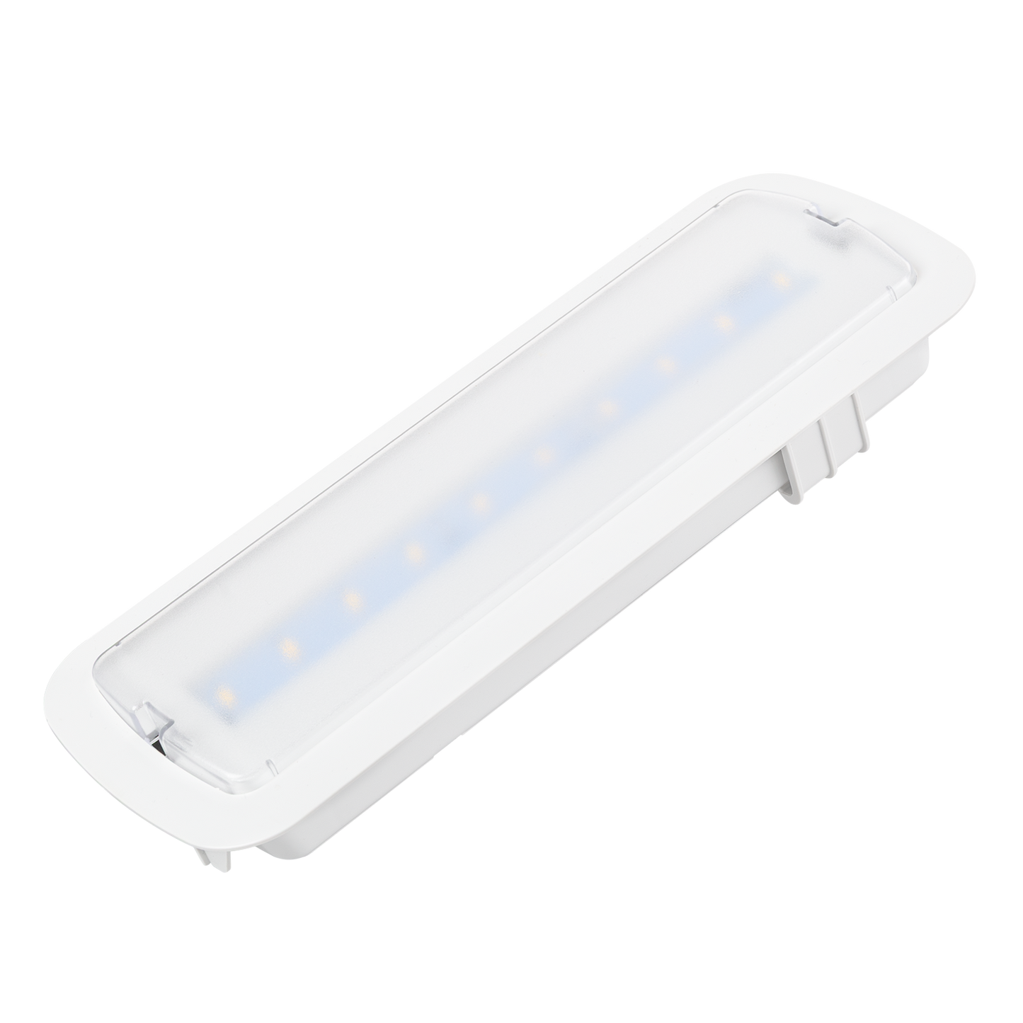 Autoteste LED embutido de emergência 200LM / permanente / não permanente 5000K [L116N-C1]