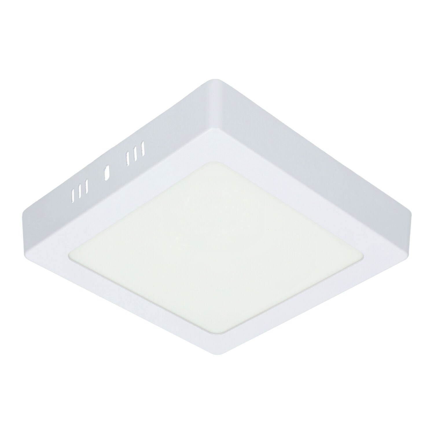 Downlight Quadrado LED 12W Branco 1080lm Superfície 170x170mm