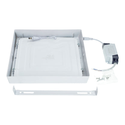 Downlight Quadrado LED 18W Branco 1620lm Superfície 230x230mm