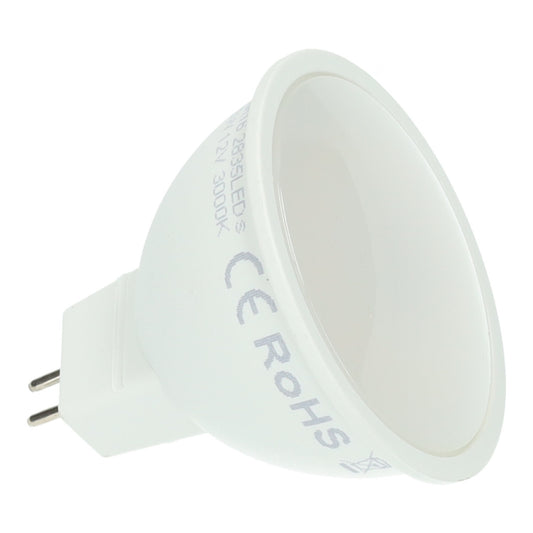 Lâmpada LED Dicróica MR16 GU5.3 5W 470lm 12V Branco 6500K Neutro 4000K Quente 3000K Regulável