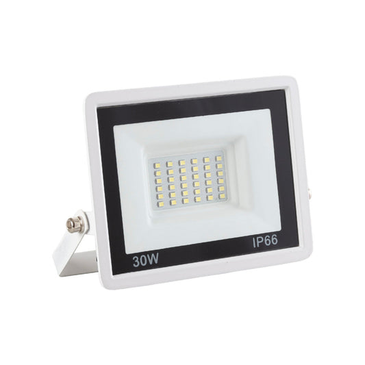 Holofote LED 30W 2.400Lm 6000ºK IP66 Regulável 60.000H Acabamento Branco [LM-6004-W-CW]