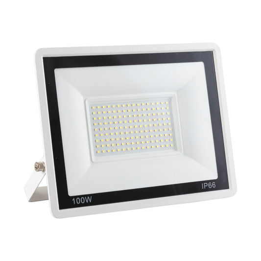 Holofote LED 100W 8.000Lm 6000ºK IP66 Regulável 60.000H Acabamento Branco [LM-6010-W-CW]