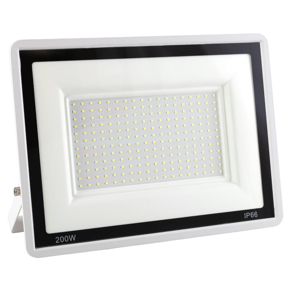 Holofote LED 200W 16.000Lm 6000ºK IP66 Regulável 60.000H Acabamento Branco [LM-6016-W-CW]