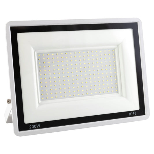 Holofote LED 200W 16.000Lm 6000ºK IP66 Regulável 60.000H Acabamento Branco [LM-6016-W-CW]