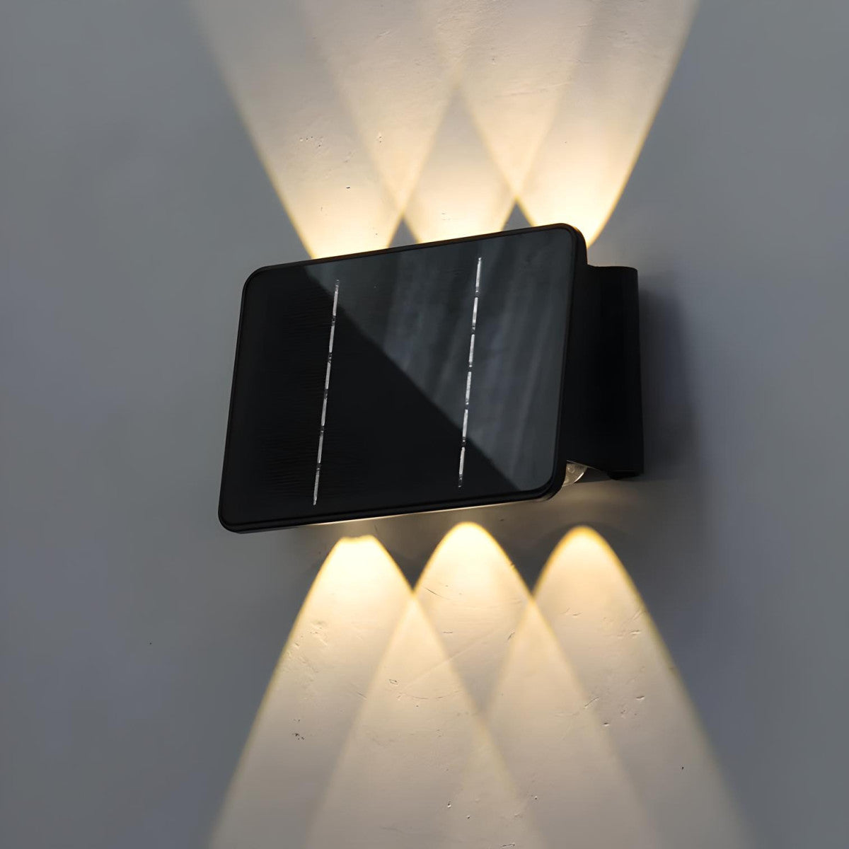 Aplique Solar LED Bidirecional Exterior 6W IP65 CCT | Luzinterior 1