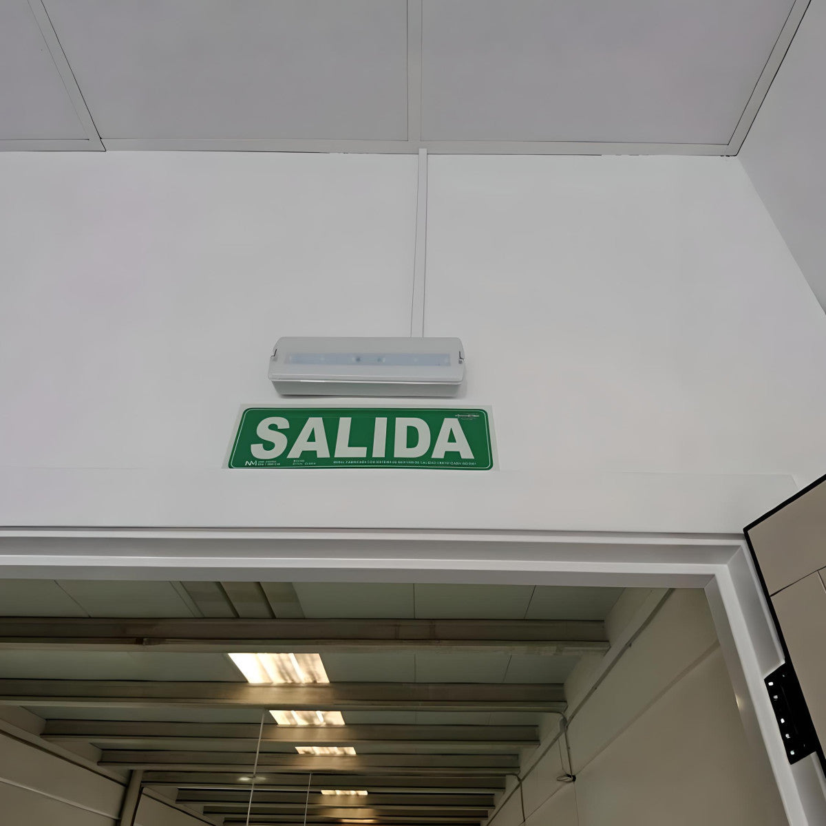 Luminária de Emergência LED 3W Auto-teste Permanente Não Permanente IP20