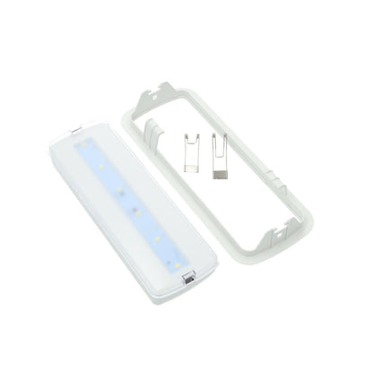 Luminária de Emergência LED 3W Auto-teste Permanente Não Permanente IP20