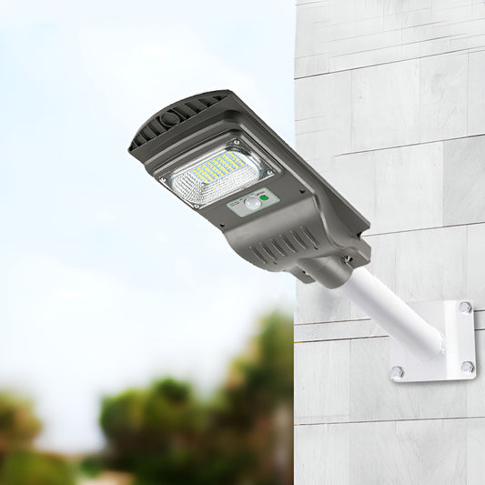 Luminária de Iluminação Pública Solar LED 20W com Sensor de Movimento PIR IP65