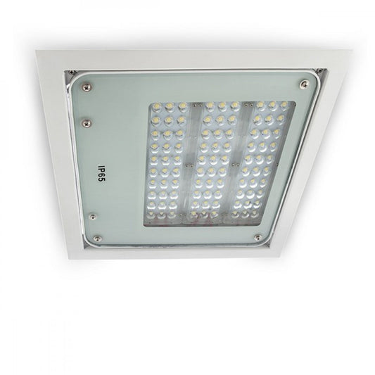 Refletor Projetor LED 80W 8.000Lm 6000ºK IP65 Recesso Dossel Especial 50.000H [NE-FL-GAS-80W-CW]