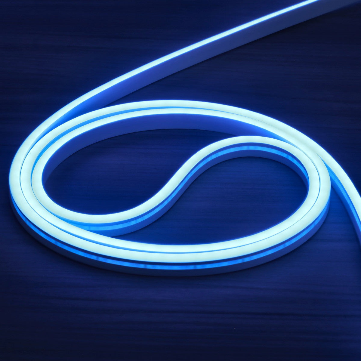 Fita Néon Flex LED 12V 7W/m IP65 Silicone celeste