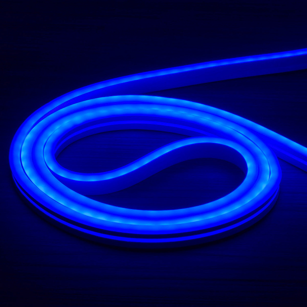Fita Néon Flex LED 12V 7W/m IP65 Silicone azul