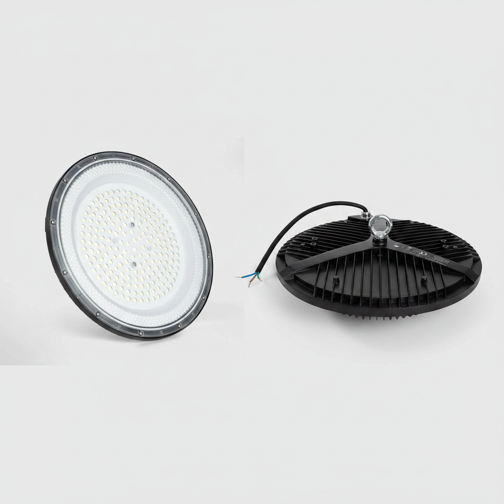Pack 2 Campânulas LED Industrial UFO 150W 120lm/W | No Flicker | IP65 | 6000K