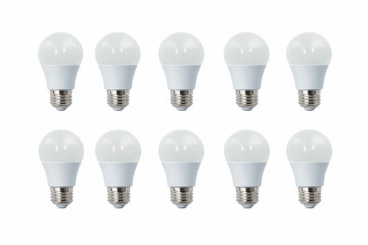 Pack 10x Lâmpada LED Esfera E27 10W 900lm – Branco Frio 6500K / Quente 3000K