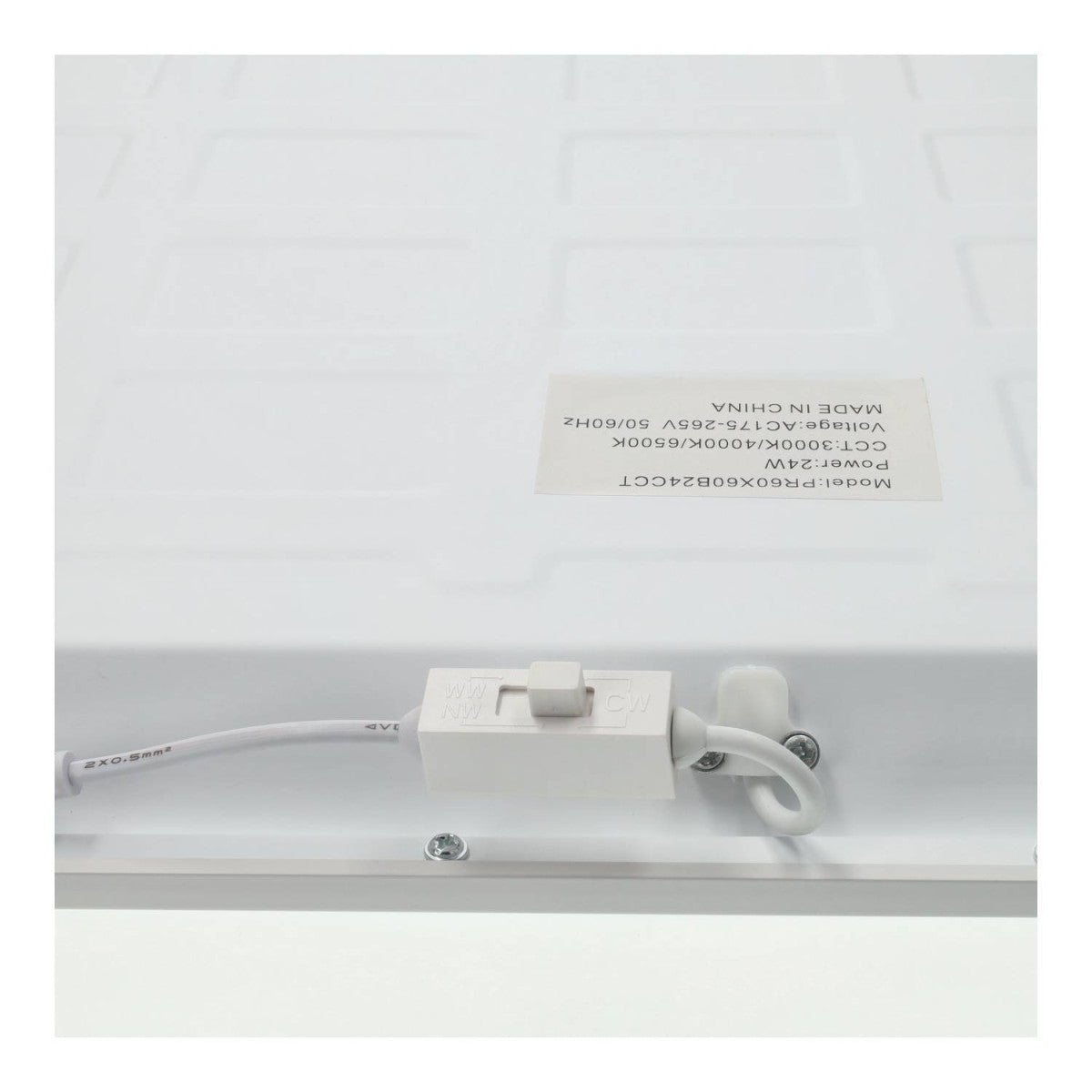 Painel LED 60x60 cm 24W 165 lm/W 3960 lm Tri-CCT (3000K/4000K/6000K)