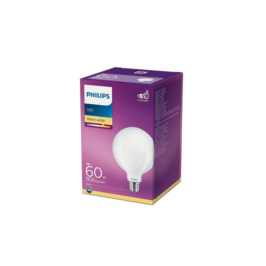 Lâmpada LED Philips E27 G120 7W 806Lm 2700K [Ph-929002025201]