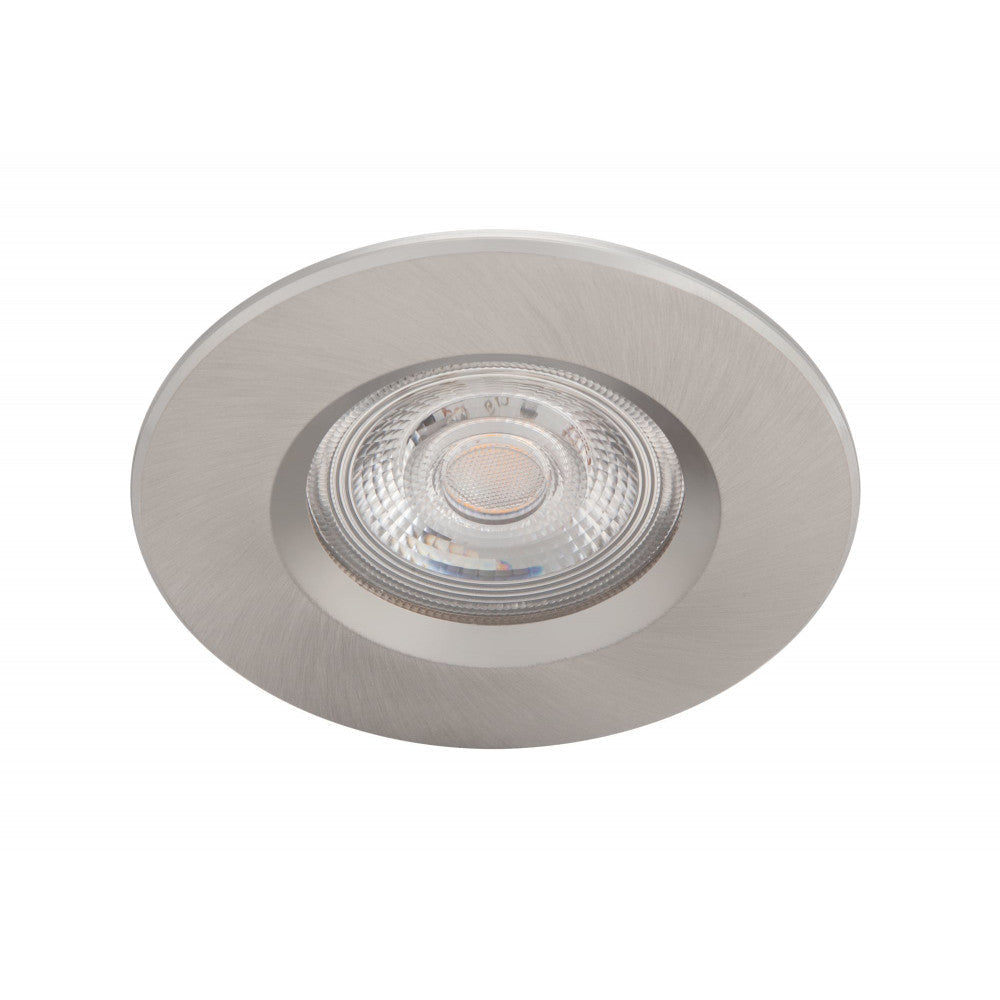 Pacote 3 LED Downlight Philips "Dive" Circular 5,5W 350Lm Banhado A Níquel 2700K Ip65 [Ph-929002374122]
